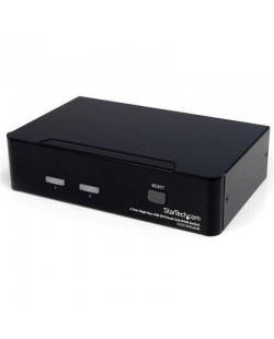 StarTech.com Commutateur KVM 2 Ports DVI, USB et Audio - Switch KVM DVI Dual Link - 2560x1600