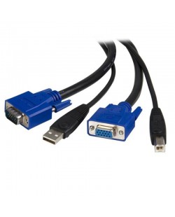 StarTech.com Câble pour switch KVM USB VGA de 3 m