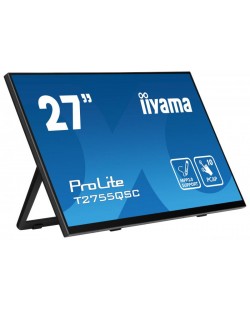 iiyama ProLite T2755QSC-B1 écran plat de PC 68,6 cm (27") 2560 x 1440 pixels Quad HD LCD Écran tactile Noir