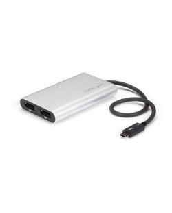 StarTech.com Adaptateur Thunderbolt 3 vers Double DisplayPort - Adaptateur Vidéo Double Écran/Multi-Écran Thunderbolt 3 vers