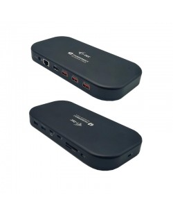 i-tec Thunderbolt 3/USB-C Dual 4K Docking Station + USB-C to DisplayPort Cable (1,5 m) + Power Delivery 60W