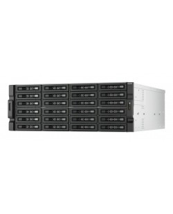 QNAP TL-R2400PES-RP Boîtier de disques de stockage Boîtier disque dur/SSD Noir, Gris 2.5/3.5"