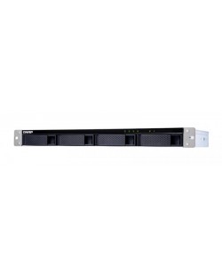 QNAP TL-R400S Boîtier de disques de stockage Boîtier disque dur/SSD Noir, Gris 2.5/3.5"