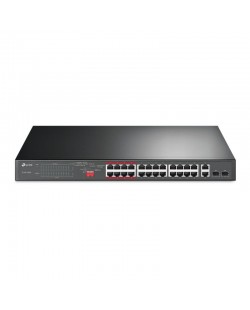 TP-Link TL-SL1226P commutateur réseau Non-géré Gigabit Ethernet (10/100/1000) Connexion Ethernet, supportant l'alimentation v