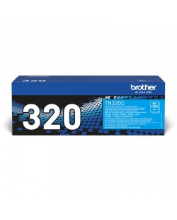 Brother TN-320C - Cartouche de toner originale – Cyan