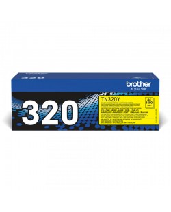 Brother TN-320Y - Cartouche de toner originale – Jaune