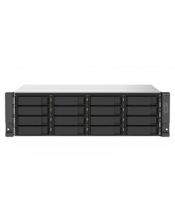 QNAP TS-1673AU-RP-16G serveur de stockage NAS Rack (3 U) Ryzen Embedded V1500B 16 Go DDR4 0 To QNAP QTS Noir, Gris