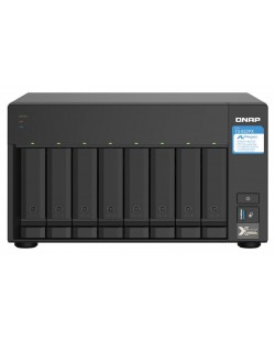 QNAP TS-832PX NAS Tower Annapurna Labs AL324 4 Go DDR4 0 To QNAP Turbo System Aluminium, Noir