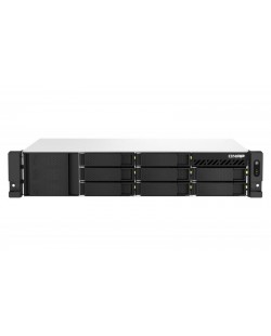 QNAP TS-864EU NAS Rack (2 U) Intel® Celeron® 8 Go DDR4 0 To QNAP Turbo System Noir