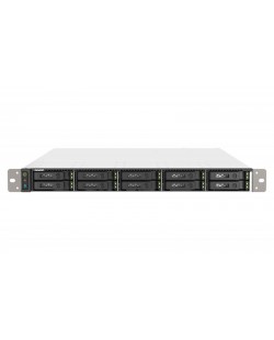 QNAP TS-h1090FU NAS Rack (1 U) EPYC 7302P 128 Go DDR4 0 To QuTS hero Noir, Gris
