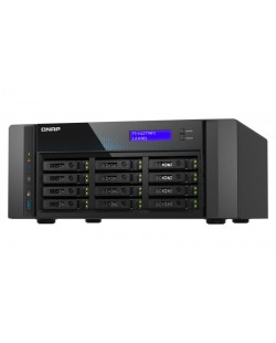 QNAP TS-H1277AFX-R7-32G serveur de stockage NAS Tower AMD Ryzen™ 7 32 Go DDR5 0 To QuTS hero Noir