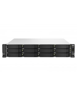 QNAP TS-h1887XU-RP NAS Rack (2 U) Intel Xeon E E-2334 16 Go DDR4 0 To QuTS hero Noir, Blanc