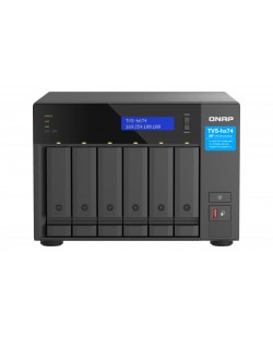 QNAP TVS-H674T-I5-32G serveur de stockage NAS Tower Intel® Core™ i5 i5-12400 32 Go DDR4 HDD QNAP QTS Noir