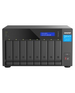 QNAP TVS-h874 NAS Tower Intel® Core™ i7 32 Go DDR4 0 To QuTS hero Noir