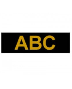 Brother Gloss Laminated Labelling Tape - 24mm, Gold/Black ruban d'étiquette TZ