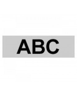 Brother Matt Laminated Labelling Tape - 24mm, Black/Silver ruban d'étiquette TZ