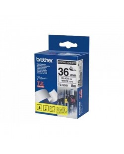 Brother TZ-S261 ruban d'étiquette Noir sur blanc
