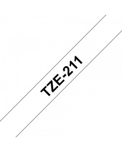 Brother TZe-211 ruban d'étiquette Noir sur blanc