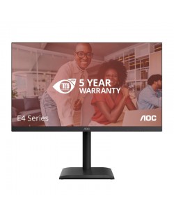 AOC E4 U27E4CV écran plat de PC 68,6 cm (27") 3840 x 2160 pixels 4K Ultra HD LED Noir