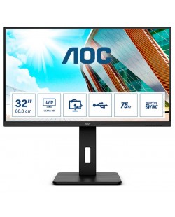 AOC P2 U32P2 écran plat de PC 80 cm (31.5") 3840 x 2160 pixels 4K Ultra HD LED Noir