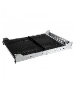 StarTech.com Étagère Coulissante Ventilée 2U pour Rack Serveur avec Bras de Gestion des Câbles - Profondeur de Montage Régl