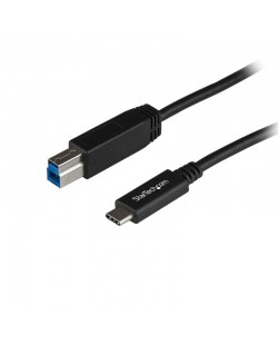 StarTech.com Câble USB-B vers USB-C de 1m, USB 10Gbps, Cordon de Données, USB 3.2 Gen 2, Câble de Transfert de Données USB-C