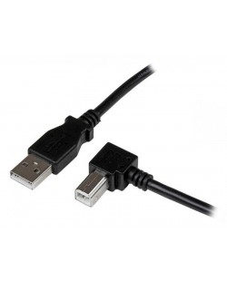 StarTech.com Câble USB 2.0 A vers USB B Coudé à droite Mâle / Mâle pour imprimante - 1 m - Noir