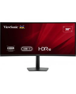 Viewsonic VA3820C écran plat de PC 96,5 cm (38") 3840 x 1600 pixels Wide Quad HD+ LED Noir