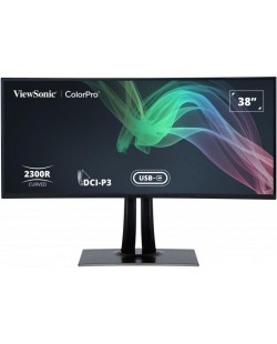 Viewsonic VP3881A écran plat de PC 96,5 cm (38") 3840 x 1600 pixels Quad HD+ LED Noir