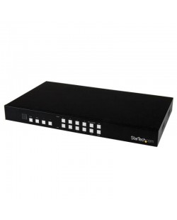 StarTech.com Matrice HDMI 4x4 avec Picture-and-Picture Multiviewer - Switch et répartiteur HDMI pour mur d'écrans