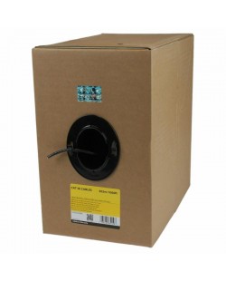 StarTech.com Câble Ethernet Cat 5e en Vrac - 304,8 m - Solide - Classé CMR - Noir - Conforme TAA