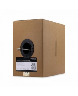 StarTech.com Câble Ethernet Cat 5e en Vrac - 304,8 m - Solide - Classé CMR - Gris - Conforme TAA