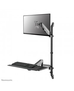 Neomounts WL90-325BL1 Station de travail assis-debout - mural - 17-32" - ressort à gaz