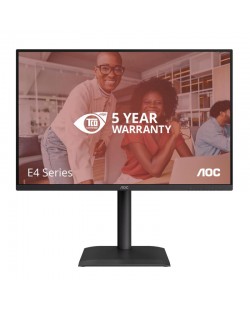 AOC E4 X24E4U écran plat de PC 61 cm (24") 1920 x 1200 pixels Full HD LED Noir