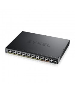 Zyxel XGS2220-54FP Géré L3 Gigabit Ethernet (10/100/1000) Connexion Ethernet, supportant l'alimentation via ce port (PoE)