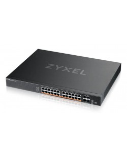 Zyxel XMG2230-28HP Géré L2/L3 2.5G Ethernet (100/1000/2500) Connexion Ethernet, supportant l'alimentation via ce port (PoE) 1U