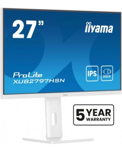 iiyama ProLite XUB2797HSN-W2 écran plat de PC 68,6 cm (27") 1920 x 1080 pixels Full HD LED Blanc